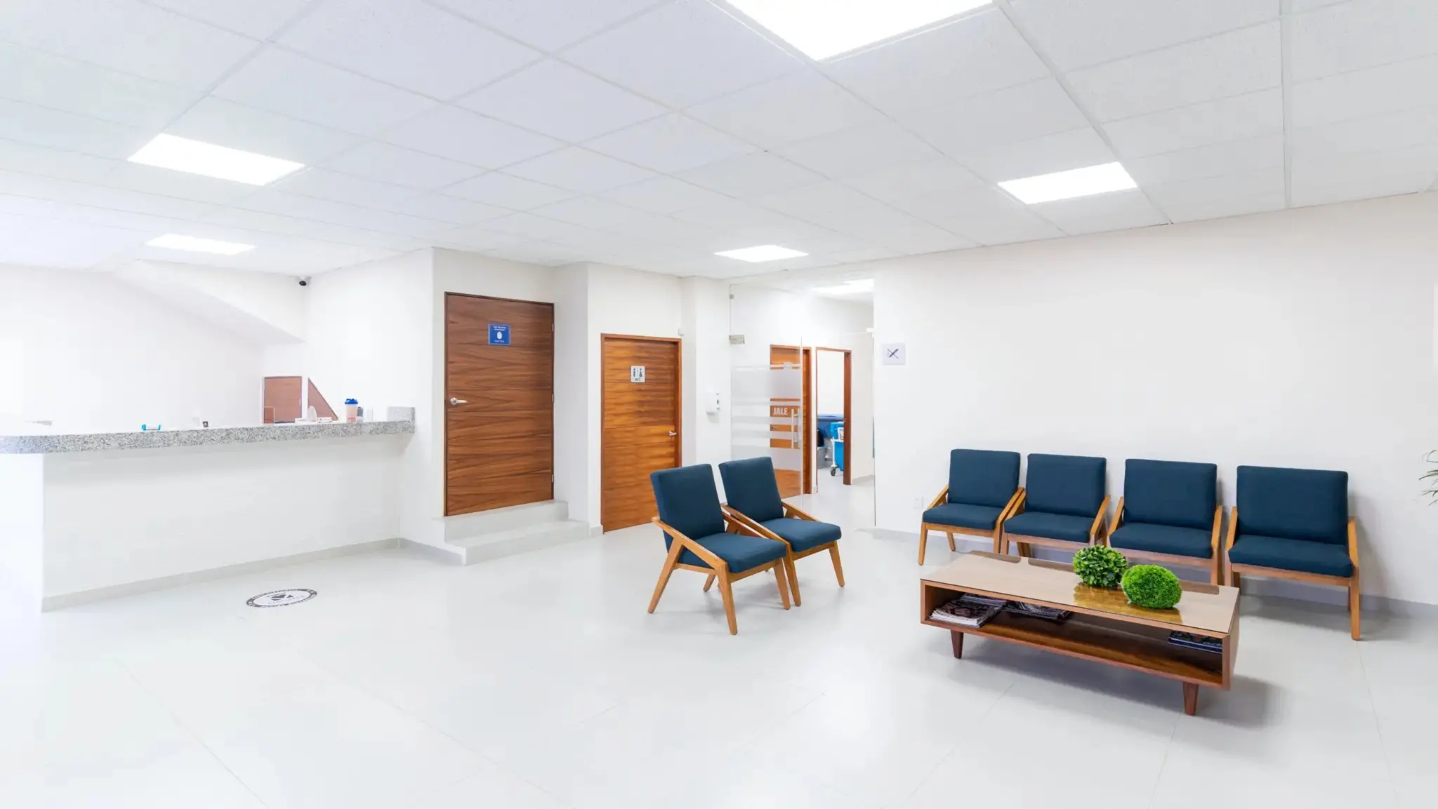 Public space interior design done for health care spaces